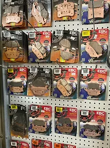 EBC motorcycle brake pads available at 701 Cycles Conway, SC